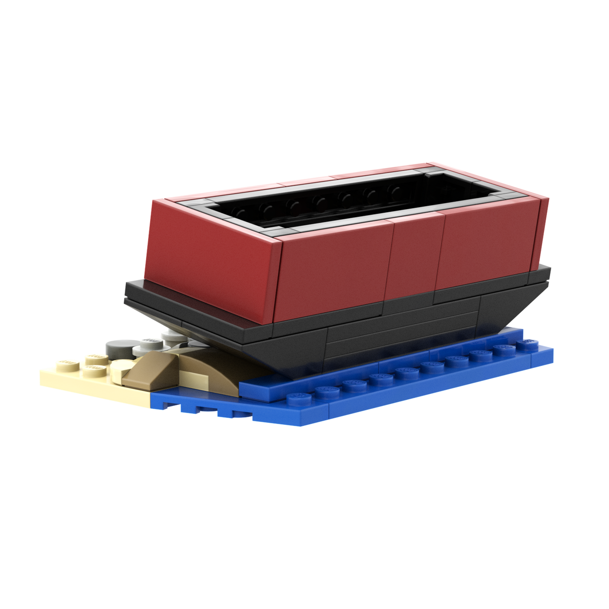 English Bay Barge custom LEGO set BC Is Awesome